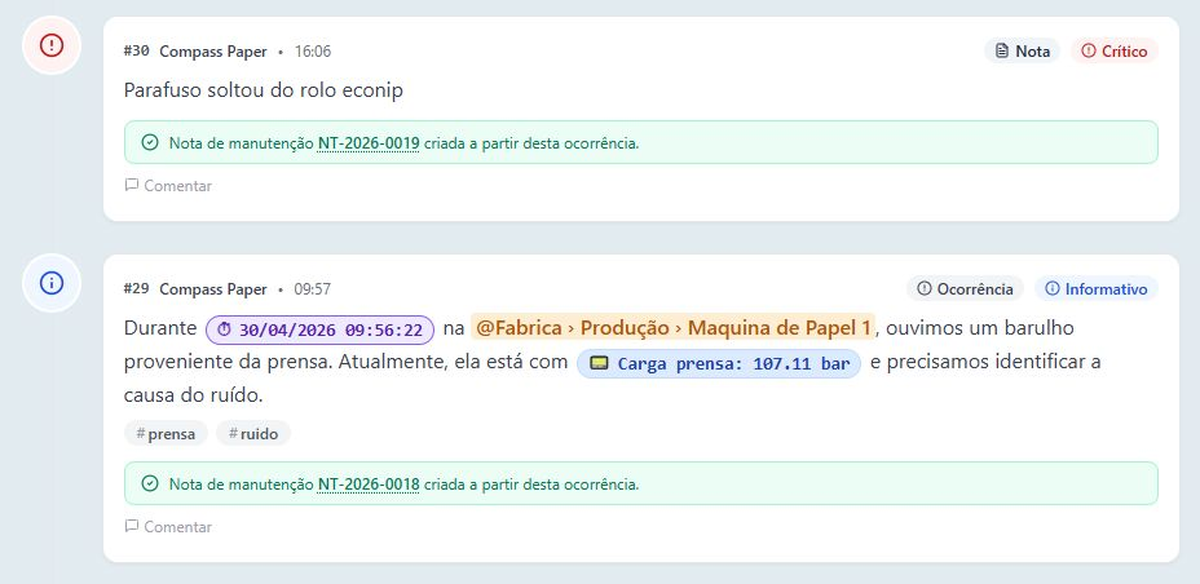 Livro de turno — Viziodata